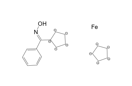 Ferrocene, [(hydroxyimino)phenylmethyl]-, (Z)-