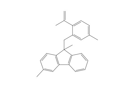 3,9-Dimethyl-9-[(5-methyl-2-prop-1-en-2-yl-phenyl)methyl]fluorene