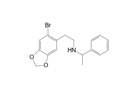 N-(1-Phenylethyl)-2-(2-bromo-4,5-methylenedioxyphenyl)ethamine
