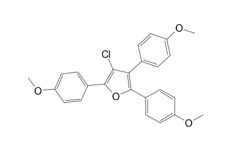 3-Chloro-2,4,5-tris(4-methoxyphenyl)furan