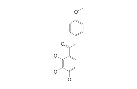 1-(2,3,4-TRIHYDROXYPHENYL)-2-(4-METHOXYPHENYL)-ETHANONE
