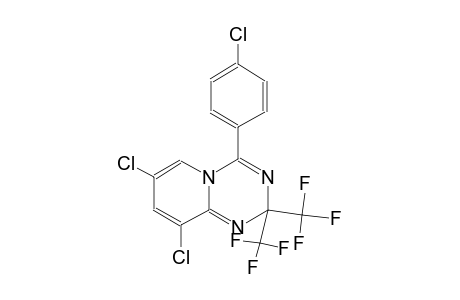 7,9-Dichloro-4-(4-chloro-phenyl)-2,2-bis-trifluoromethyl-2H-pyrido[1,2-a][1,3,5]triazine