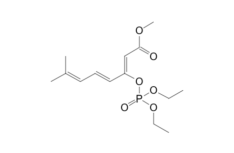 (2Z,4E)-3-diethoxyphosphoryloxy-7-methyl-octa-2,4,6-trienoic acid methyl ester