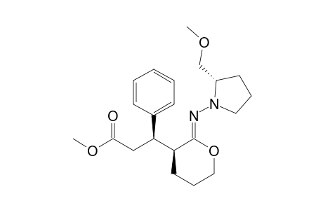 (R,S,S)-2-[N-(2-(Methoxymethyl)pyrrolidin-1-yl)imino]-3-[2-(methoxycarbonyl)-1-phenylylethyl]tetrahydropyran