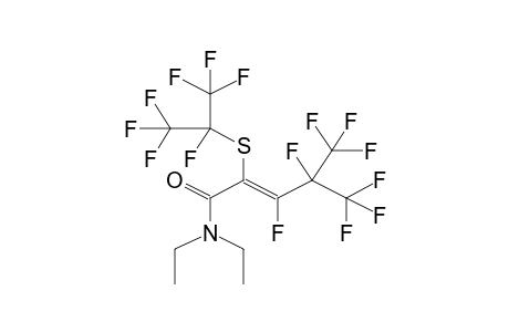 N,N-DIETHYL-PERFLUORO-2-ISOPROPYLTHIO-4-METHYL-2-PENTENAMIDE