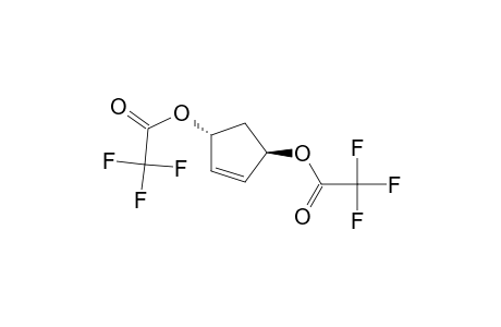 Acetic acid, trifluoro-, 2-cyclopentene-1,4-diyl ester, trans-