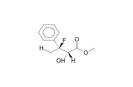 THREO-(METHYL 2-HYDROXY-3-PHENYL-3-FLUOROBUTANOATE)