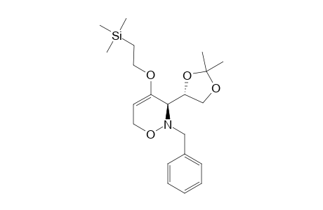 (3R,4'S)-2-BENZYL-3-(2',2'-DIMETHYL-1',3'-DIOXOLAN-4'-YL)-4-[2-(TRIMETHYLSILYL)-ETHOXY]-3,6-DIHYDRO-2H-1,2-OXAZINE