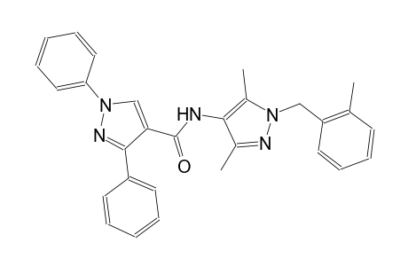 N-[3,5-dimethyl-1-(2-methylbenzyl)-1H-pyrazol-4-yl]-1,3-diphenyl-1H-pyrazole-4-carboxamide