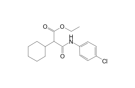 Ethyl 3-(4-chloroanilino)-2-cyclohexyl-3-oxopropanoate