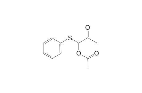 2-Oxo-1-(phenylsulfanyl)propyl acetate