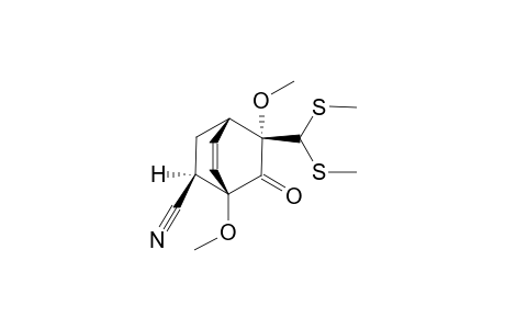 (1S,2S,4R,8R)-2-[bis(methylsulfanyl)methyl]-2,4-dimethoxy-3-oxidanylidene-bicyclo[2.2.2]oct-5-ene-8-carbonitrile