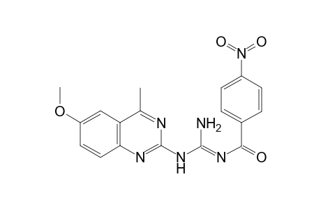 N-(6-Methoxy-4-methyl-quinazolin-2-yl)-N'-(4-nitro-benzoyl)-guanidine