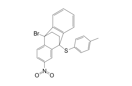 10-bromo-2-nitro-9,10-dihydro-9,10-ethanoanthracen-9-yl p-tolyl sulfide