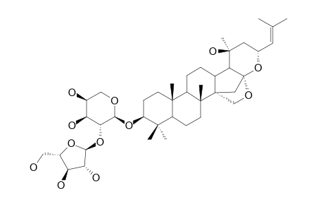 BACOPASAPONIN-G;3-O-[ALPHA-L-ARABINOFURANOSYL-(1->2)]-ALPHA-L-ARABINOPYRANOSYL-JUJUBOGENIN