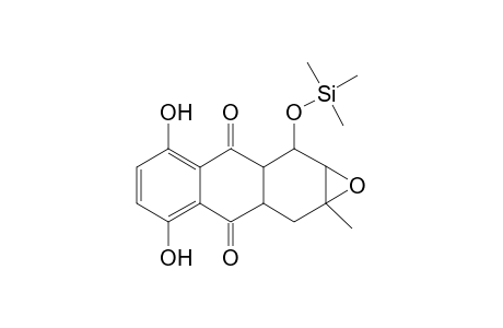 (1RS,2SR,3RS,4aRS,9aRS)-2,3-Epoxy-5,8-dihydroxy-3-methyl-1-trimethylsilyloxy-1,2,3,4,4a,9a-hexahydro-9,10-anthraquinone
