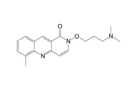 2-[3-(DIMETHYLAMINO)-PROPOXY]-6-METHYLBENZO-[B]-[1,6]-NAPHTHYRIDIN-1(2H)-ONE