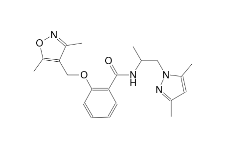 benzamide, 2-[(3,5-dimethyl-4-isoxazolyl)methoxy]-N-[2-(3,5-dimethyl-1H-pyrazol-1-yl)-1-methylethyl]-