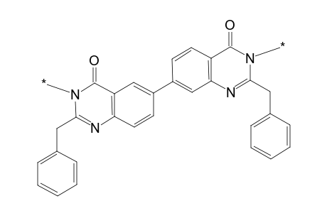 Poly[6,6'-bis(2-benzyl-4-quinazolone)-3,3'-diyl]