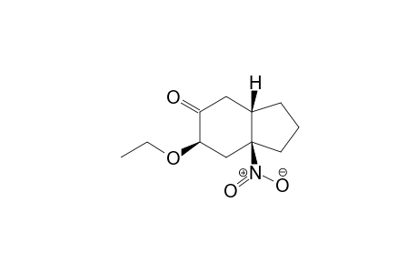 (3aS*,5R*/S*,7aS*)-5-Ethoxy-3a-nitrooctahydro-6H-inden-6-one