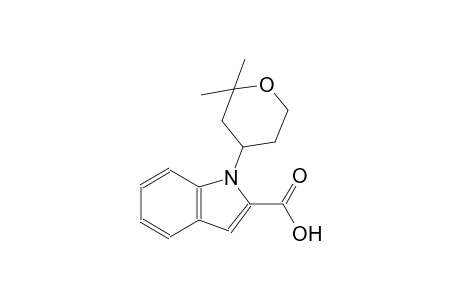 1H-indole-2-carboxylic acid, 1-(tetrahydro-2,2-dimethyl-2H-pyran-4-yl)-