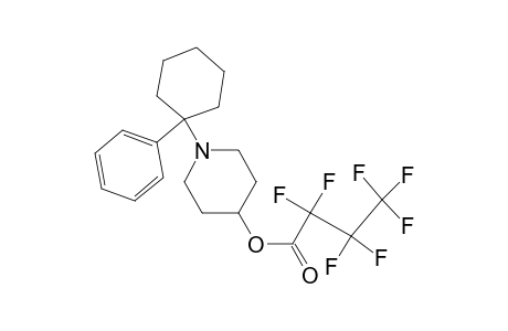 1-(1-phenylcyclohexyl)-4-(heptafluoropropylcarbonyloxy)piperidine