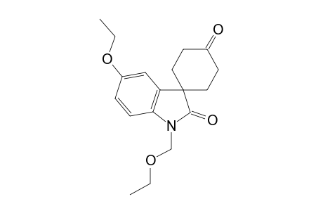 5'-ethoxy-1'-(ethoxymethyl)spiro[cyclohexane-1,3'-indoline]-2',4-dione