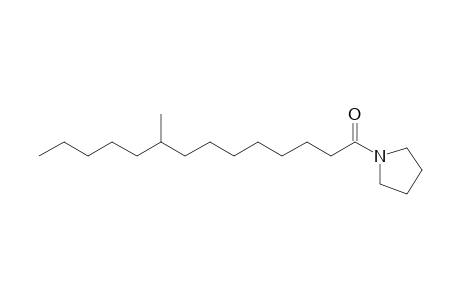 9-Methyl-tetradecanoic acid, pyrrolidide