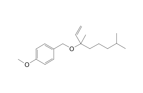 (1-(((3,7-dimethyloct-1-en-3-yl)oxy)methyl)-4-methoxybenzene)