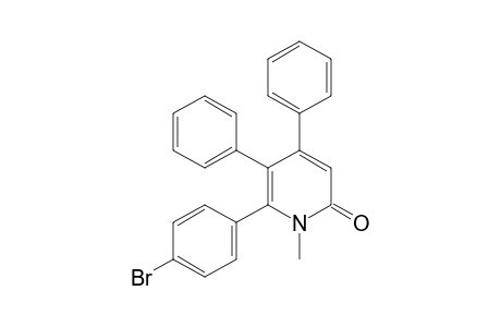 6-(p-bromophenyl)-4,5-diphenyl-1-methyl-2(1H)-pyridone