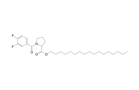 L-Proline, N-(3,4-difluorobenzoyl)-, heptadecyl ester