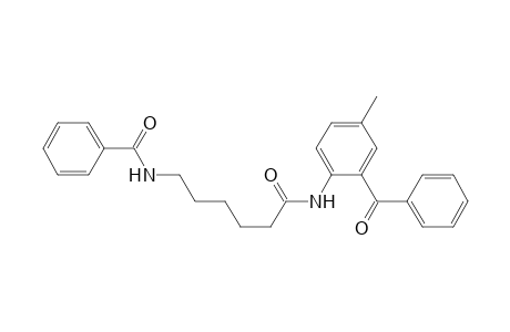 N-[6-(2-benzoyl-4-methylanilino)-6-oxohexyl]benzamide