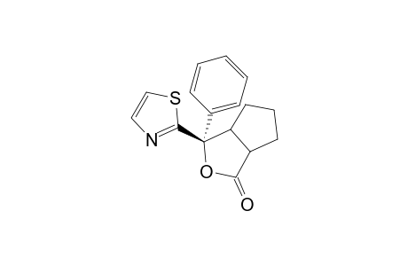 (S)-3-Phenyl-3-thiazol-2-yl-hexahydro-cyclopenta[c]furan-1-one