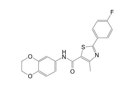 5-thiazolecarboxamide, N-(2,3-dihydro-1,4-benzodioxin-6-yl)-2-(4-fluorophenyl)-4-methyl-