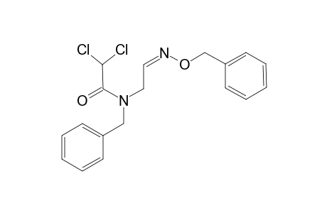 2,2-Dichloro-N-(2-phenylmethoxyiminoethyl)-N-phenylmethylactamide
