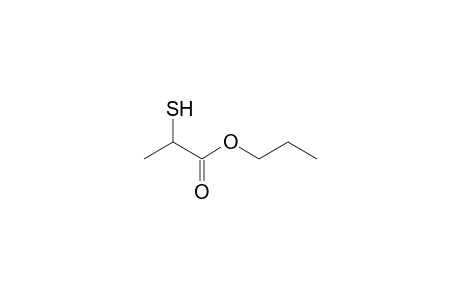 Propionic acid, 2-mercapto-, propyl ester