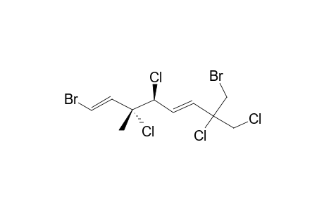 1,8-DIBROMO-3,4,7-TRICHLORO-3-METHYL-7-(CHLOROMETHYL)-OCTA-1,6-DIENE