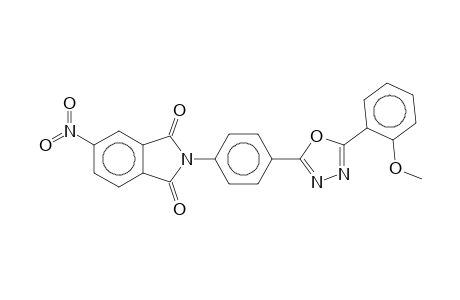 2-(2-Methoxyphenyl)-5-[4-(4-nitrophthalimido)phenyl]-1,3,4-oxadiazole