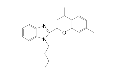 1-Butyl-2-[(2-isopropyl-5-methyl-phenoxy)methyl]benzimidazole