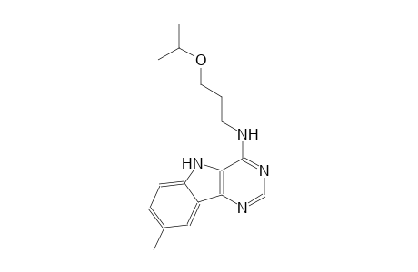 N-(3-isopropoxypropyl)-8-methyl-5H-pyrimido[5,4-b]indol-4-amine