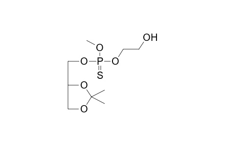 1,2-ISOPROPYLIDENGLYCERO-3-(O-METHYL)-3-(O-BETA-HYDROXYETHYL)THIONOPHOSPHATE