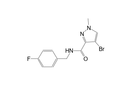 4-bromo-N-(4-fluorobenzyl)-1-methyl-1H-pyrazole-3-carboxamide