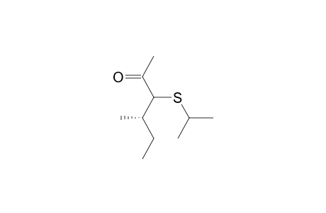 (4S)-4-methyl-3-i-propylthio-2-hexanone