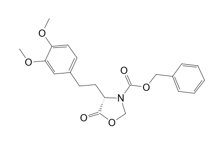 (4S)-3-Benzyloxycarbonyl-4-[2''-(3",4"-dimethoxyphenyl)ethyl]xazolidin-5-one