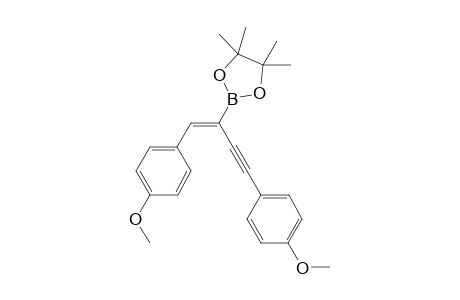 (Z)-2-(1,4-Bis(4-methoxyphenyl)but-1-en-3-yn-2-yl)-4,4,5,5-tetramethyl-1,3,2-dioxaborolane