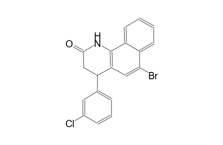6-bromo-4-(3-chlorophenyl)-3,4-dihydrobenzo[h]quinolin-2(1H)-one
