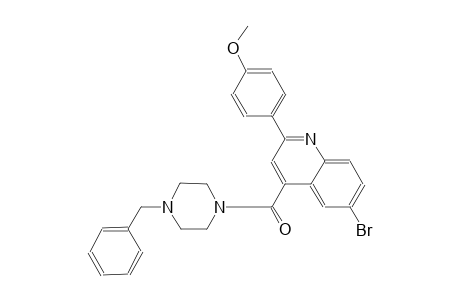 4-[(4-benzyl-1-piperazinyl)carbonyl]-6-bromo-2-(4-methoxyphenyl)quinoline
