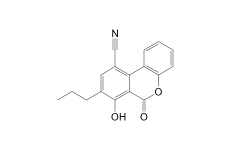 7-Hydroxy-8-propyl-6-oxobenzo[c]chromen-10-carbonitrile