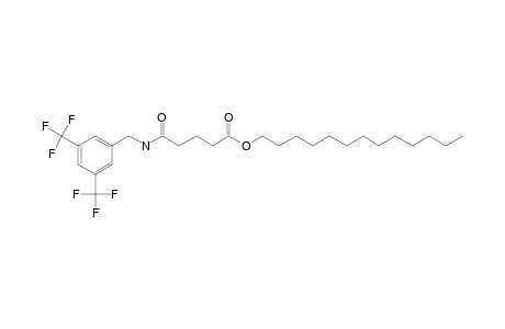 Glutaric acid, monoamide, N-(3,5-di(trifluoromethyl)benzyl)-, tridecyl ester