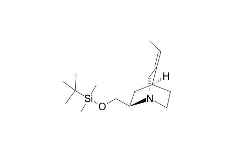 (1S,2R,4S)-2-(tert-Butyldimethylsilyloxymethyl)-(E/Z)-5-ethylidene-1-azabicyclo[2.2.2]octane